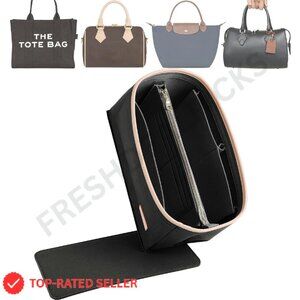 Purse Organizer Insert Base Shaper Set Felt Handbag Accessory Neat Compartments